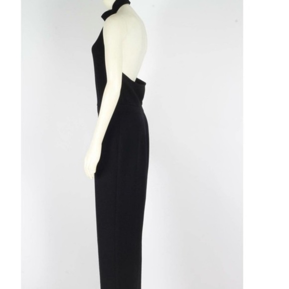 ST. JOHN Evening By Marie Gray Black Jumpsuit High Neck 12 - Picture 6 of 7